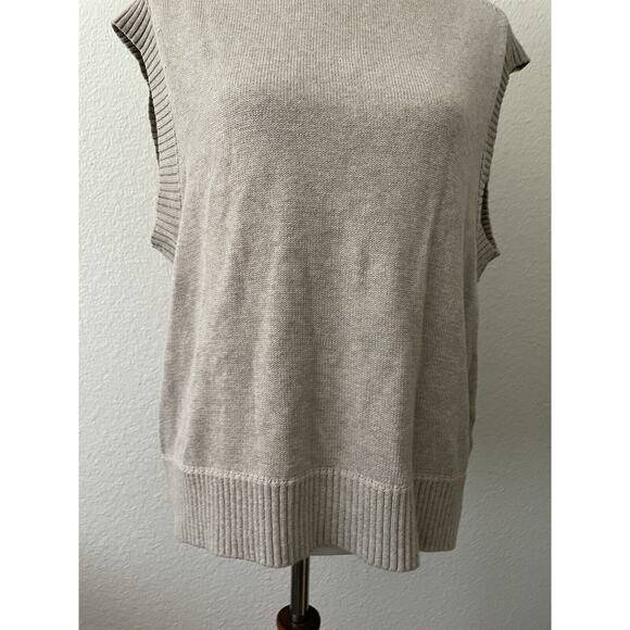 Everlane Sweater Turtleneck Sleeveless Stretch Knit - Picture 5 of 11